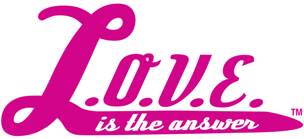 Large L.O.V.E. Is The Answer Logo