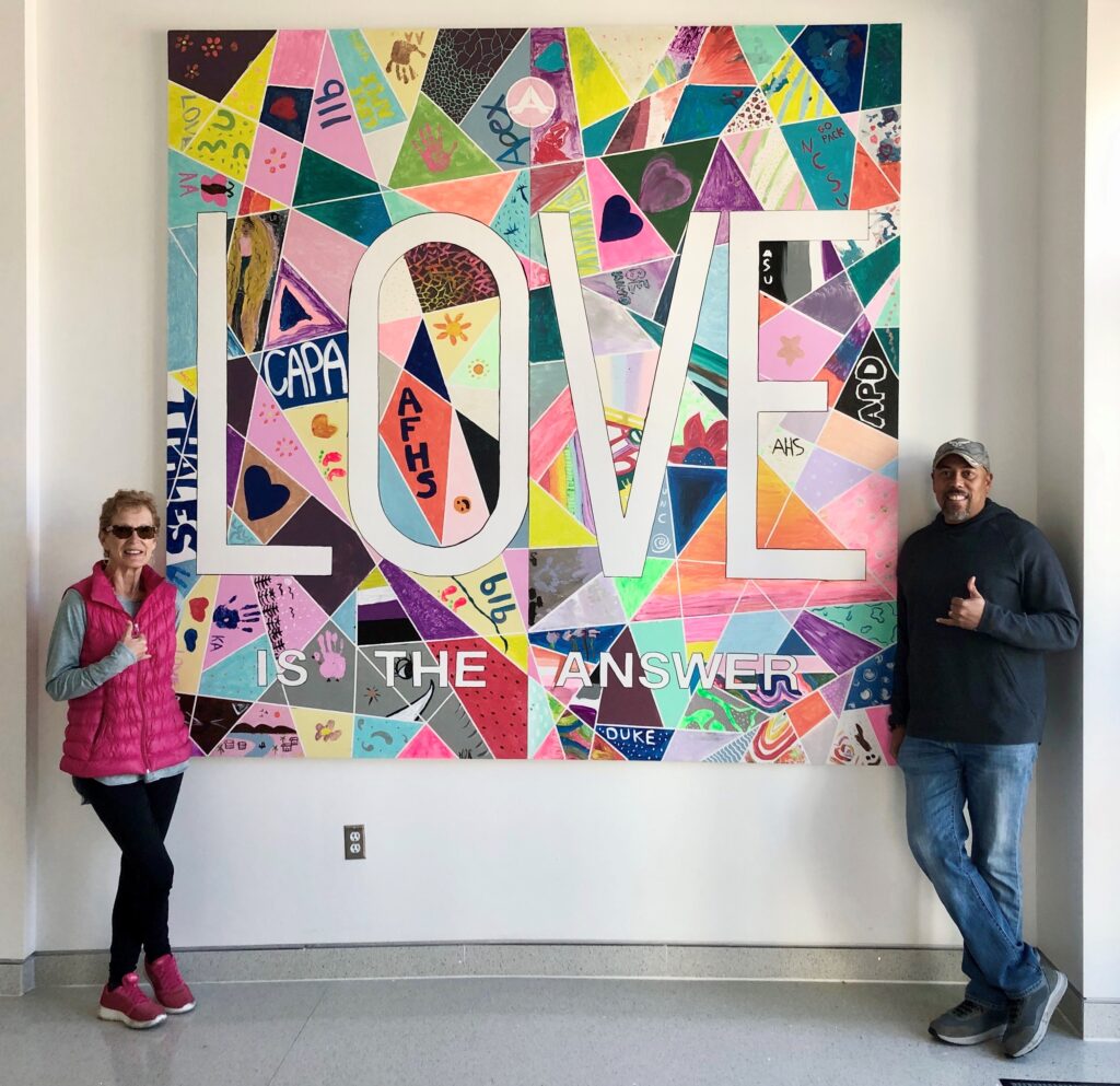 Love Mural Senior Center Apex NC